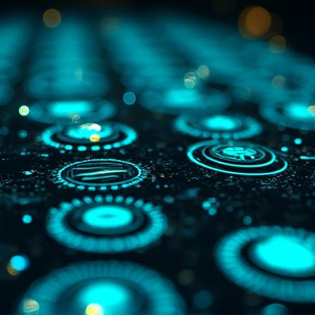 Illustration of secure AI data processing nodes